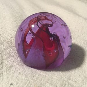 Vintage rose orb decoration